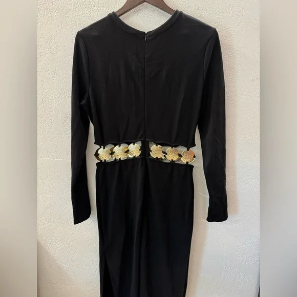 STAUD Delphine Embellished Cutout Maxi Dress 12 - Picture 4 of 6